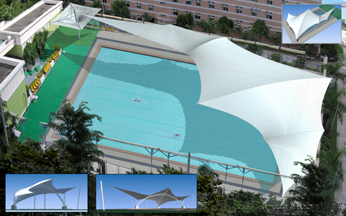 汽車棚膜結(jié)構(gòu)